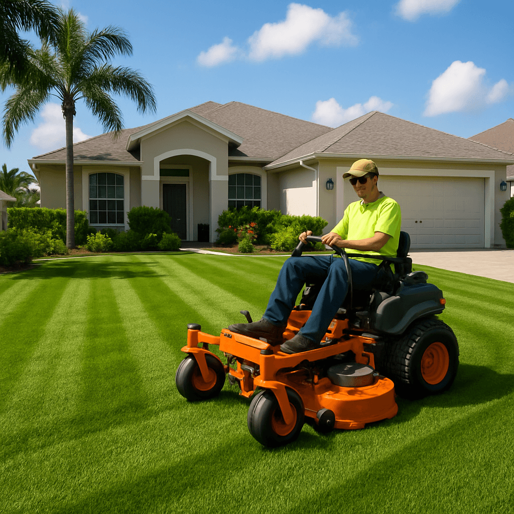 Professional grass cutting service in Sun City Center and Ruskin FL